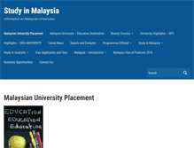 Tablet Screenshot of eduguidemalaysia.net